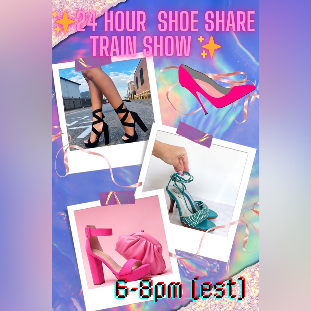 24 hour shoe show share train flyer !